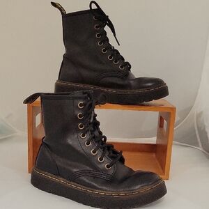 Dr. Martens Black Combat Boots
